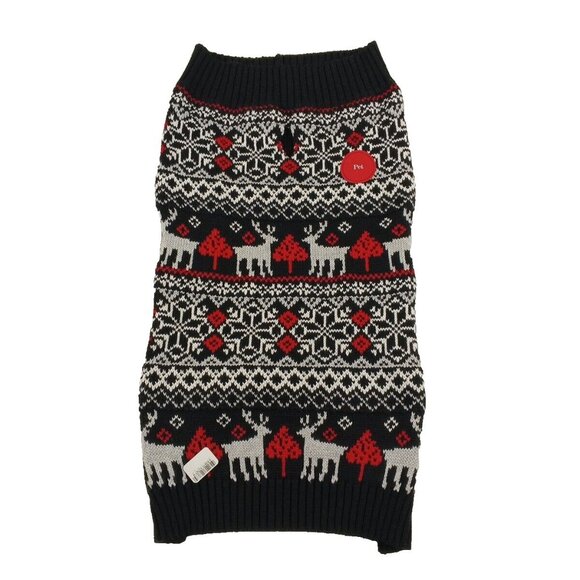 NWT CHARTER CLUB Christmas Dog Sweater XL Cotton Blend Multicolor - Picture 1 of 11